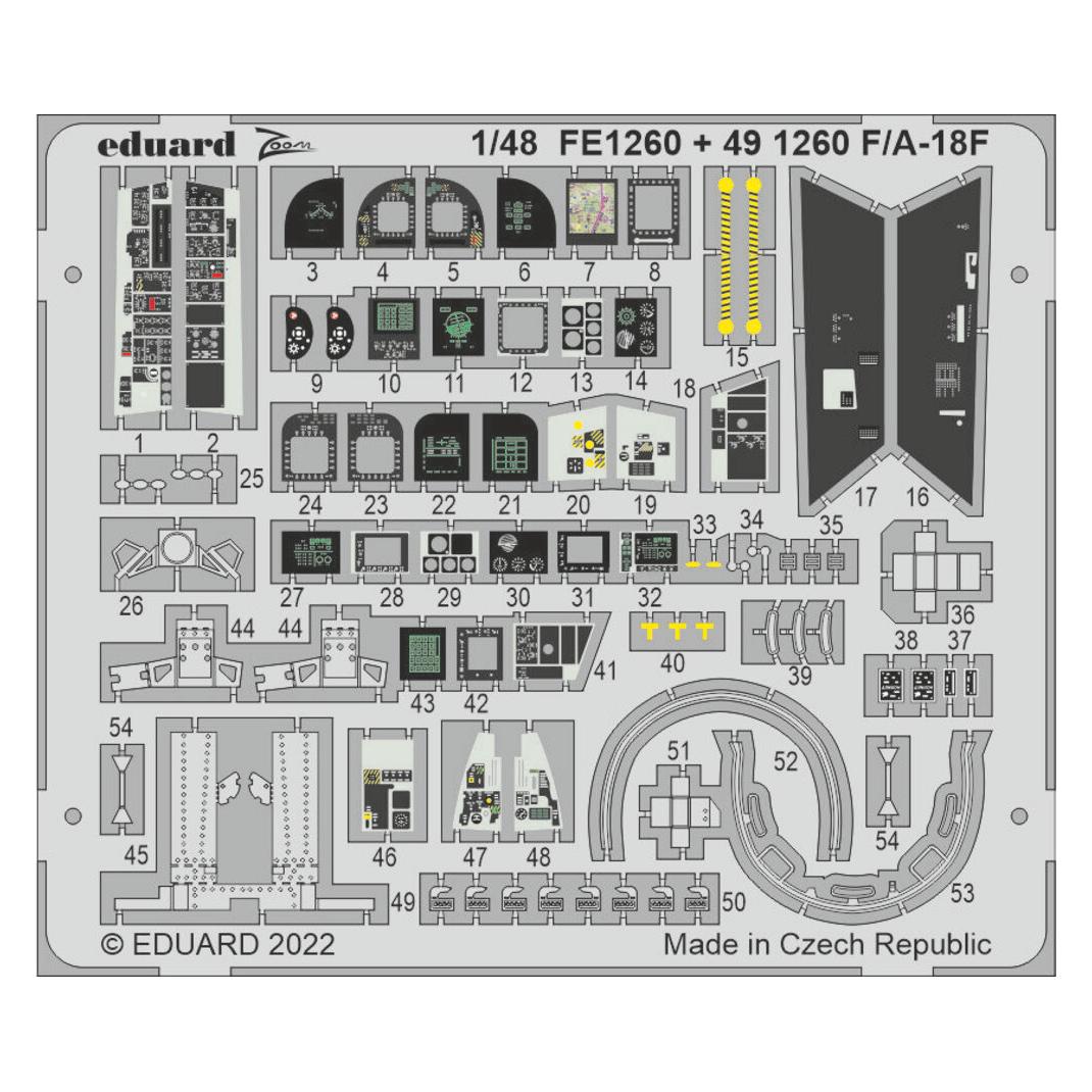 Eduard F/A-18F for HOBBY BOSS (FE1260)