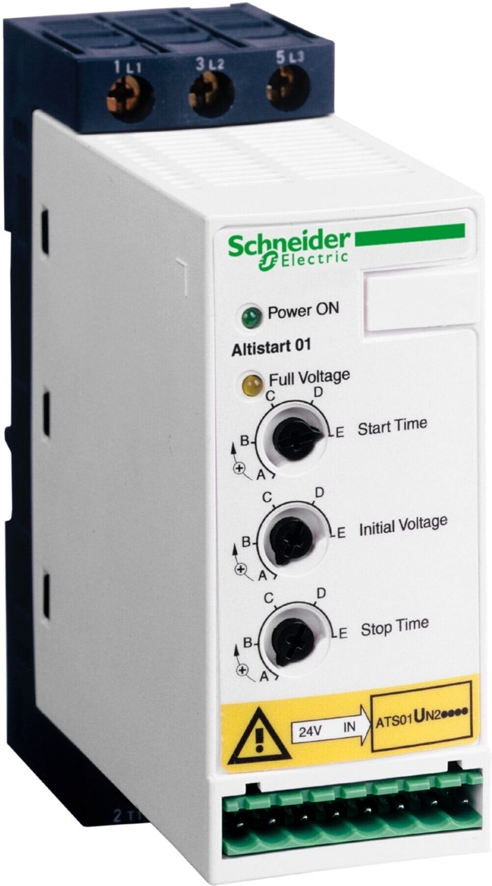 Schneider Electric Sanftanlasser 5,5KW,3x380-415V,12A ATS01N212QN)