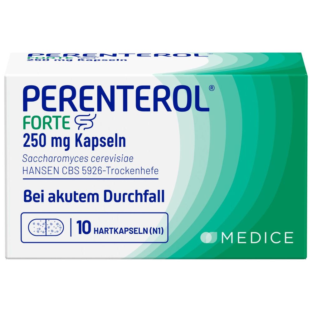 Perenterol forte 250 mg Kapseln 10 St Hartkapseln