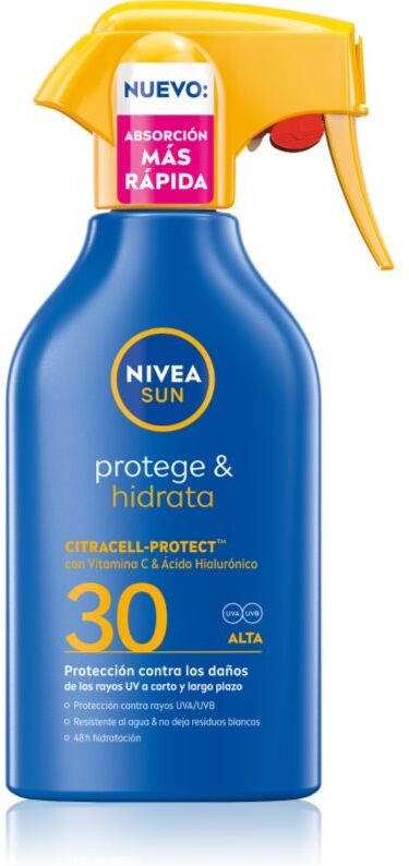 NIVEA SUN Protect & Moisture spray solaire hydratant SPF 30 270 ml