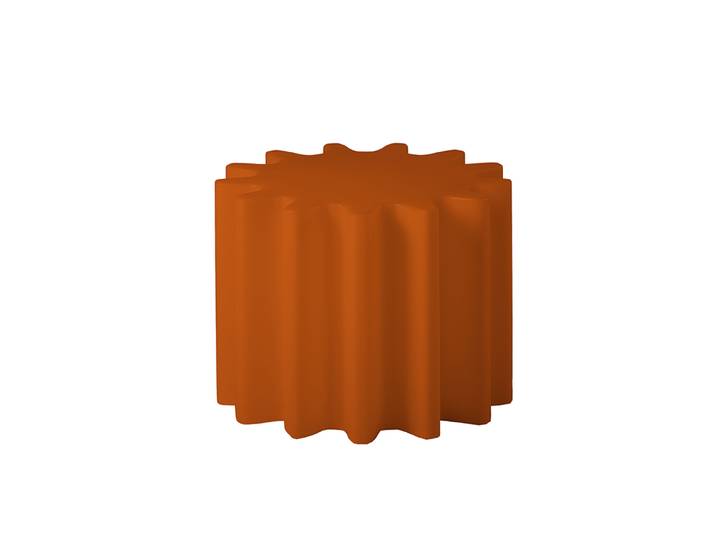 SLIDE table basse / tabouret GEAR (Orange - Polyéthylène)