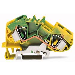 WAGO 783-607/999-950 Schutzleiterklemme 12 mm Zugfeder Belegung: PE Grün, Gelb 25 St. Box