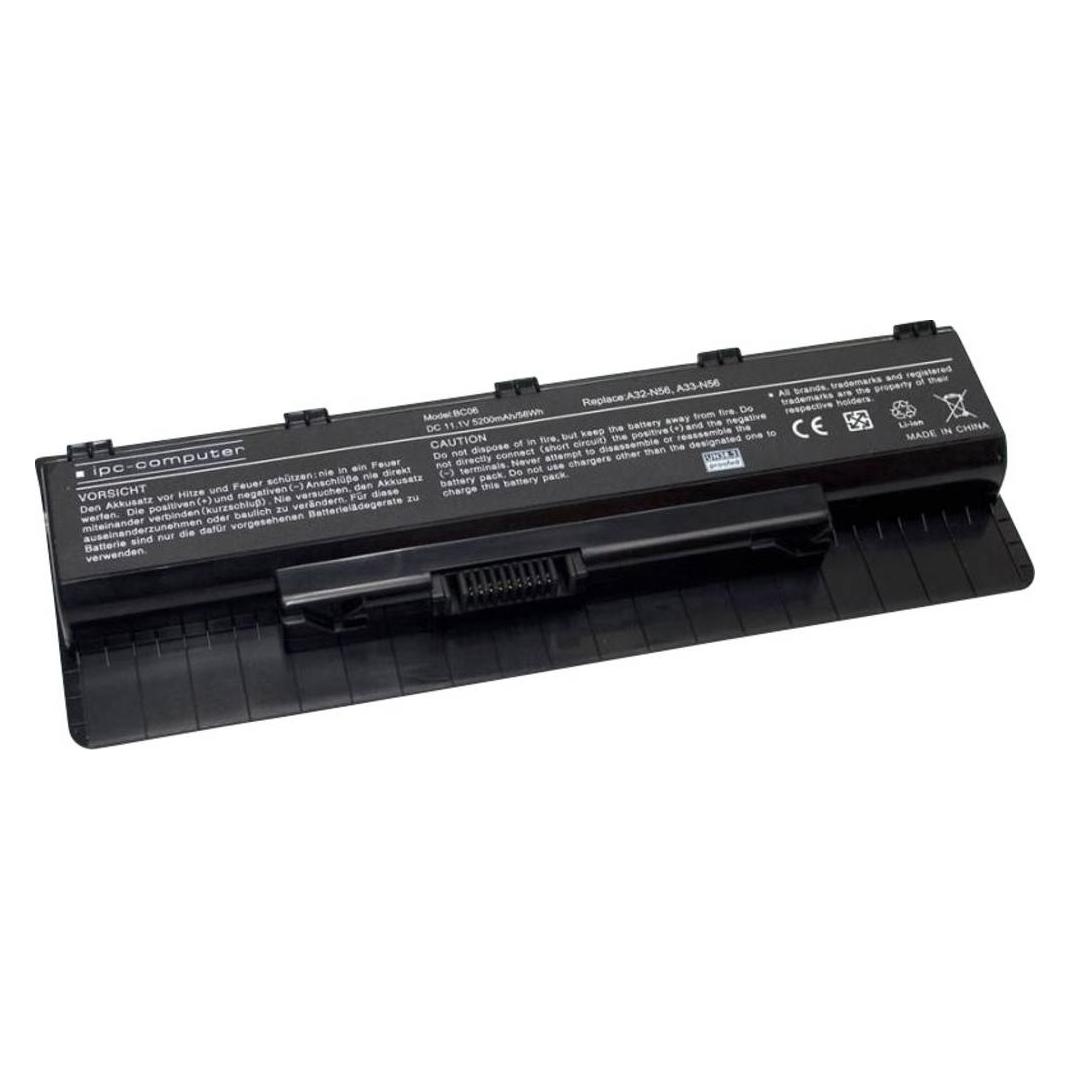 IPC Notebook-Akku computer ersetzt (6 Zellen, 5200 mAh) (A32-N56 REPLACE)