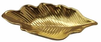 Jiallo "Botanic Collection Titanium Porcelain Deep Leaf Plate 8.5"""