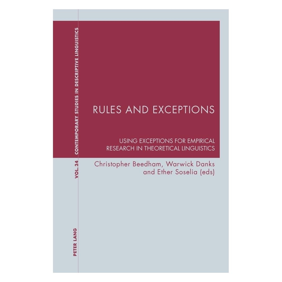 Peter Lang Rules and Exceptions (Englisch, Softcover, Christopher Beedham, Ether Soselia, Warwick Danks) (56025804)