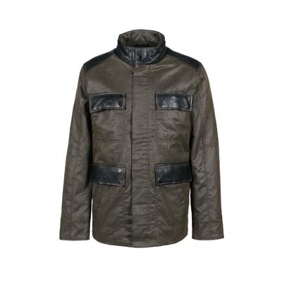 Lederjacke FREAKY NATION "Jakov-FN", Herren, Gr. L(48), grün, 100% Baumwolle, Jacken