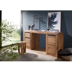 Schreibtisch Wild-/Zerreiche 150x50x75 natur geölt MONTREUX #119