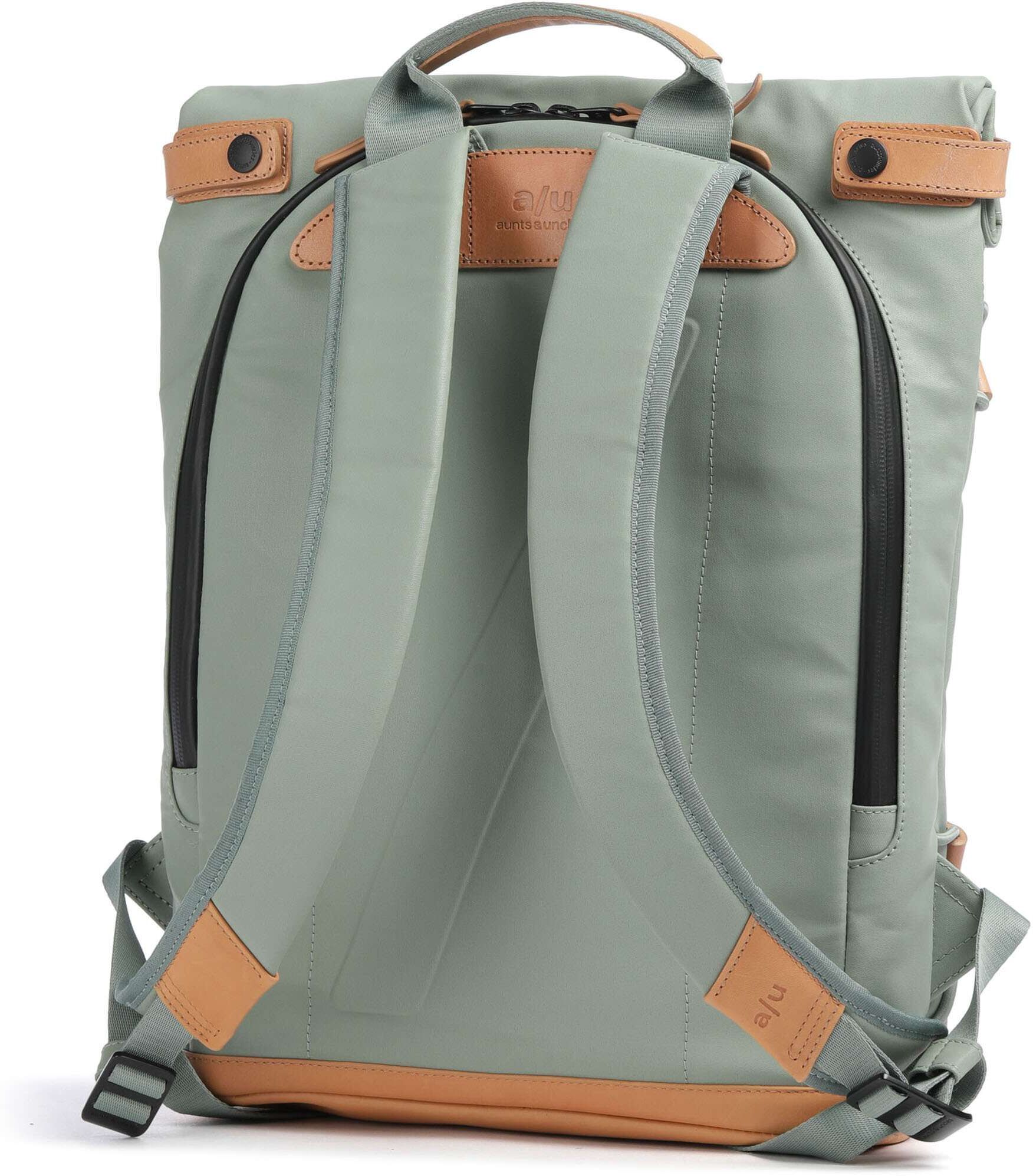 Aunts & Uncles Japan Yokohama Rolltop Rucksack, grün