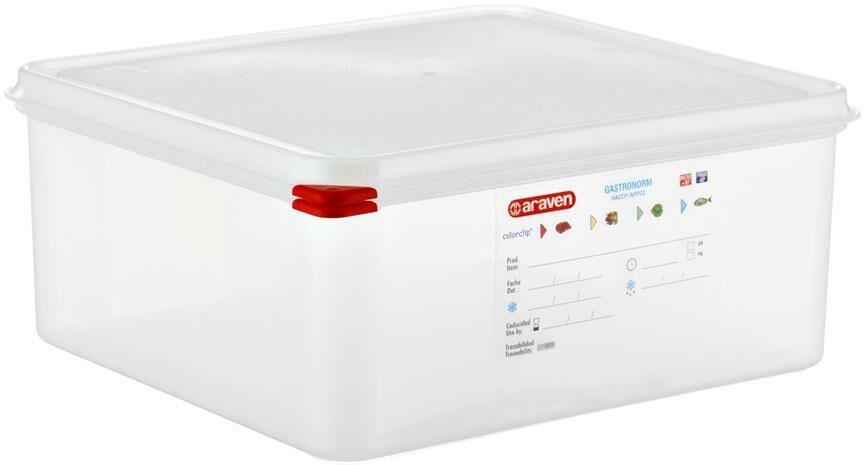 Araven Contenitore con Coperchio 2/3 13,5 l