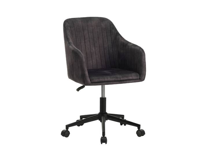 Bürostuhl Samt LEE anthrazit
