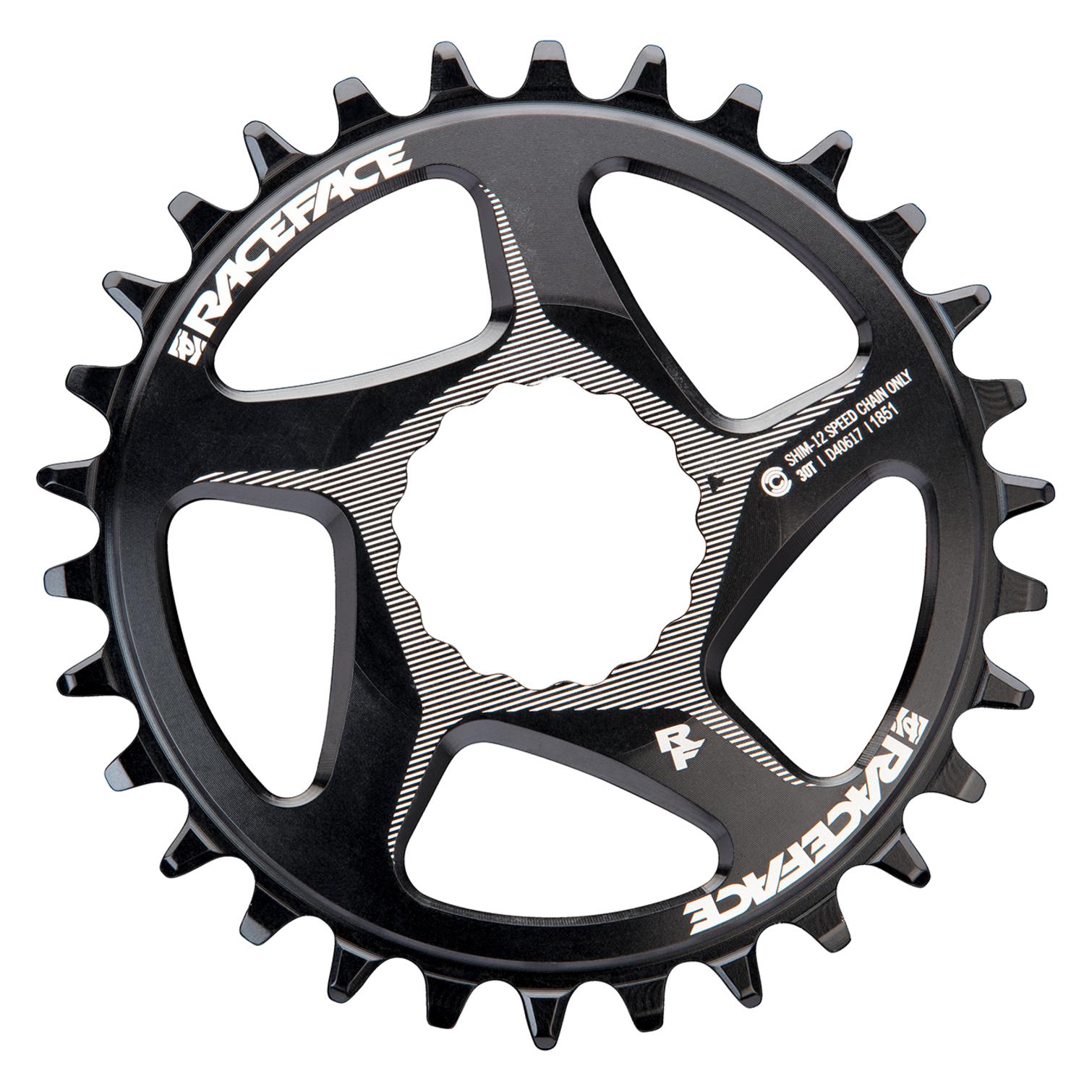 Race Face RaceFace DM AL Wide Chainring Shimano 1x12SPD 55CL (30) (RR22DMW30TSHI12BLK)