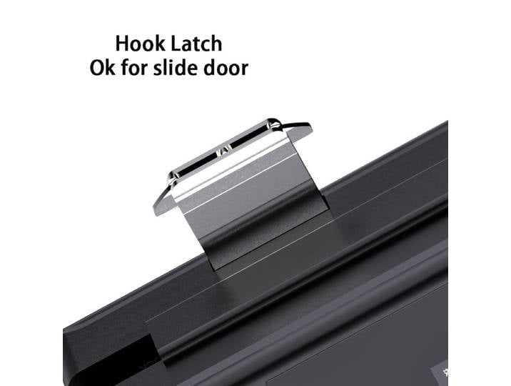 Serrure de porte biométrique à empreintes digitales, pour porte coulissante en verre, porte battante, serrure intelligente à empreintes digitales, Bluetooth, déverrouillage par application TTLOCK
