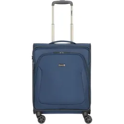 Stratic Trapez 4-Rollen Kabinentrolley 55 cm, Koffer, Blau