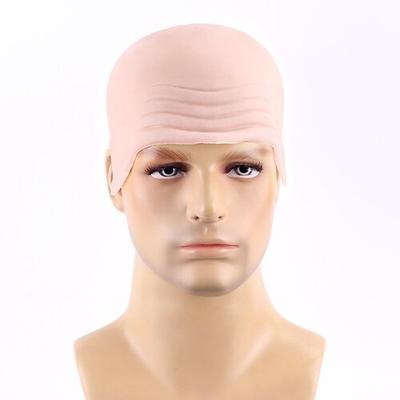 Halloween gefälschte Kopfhaut Simulation Kopfhaut Perücke Rollenspiel Mönch Glatze Cosplay Maskerade Requisiten