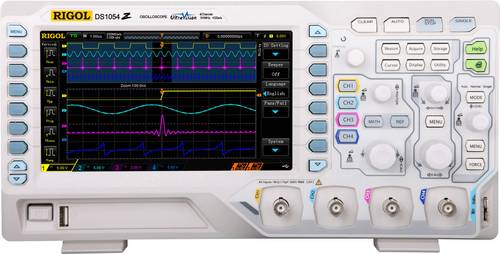 Rigol DS1054Z Digital-Oszilloskop 50MHz 4-Kanal 1 GSa/s 24 Mpts 8 Bit Digital-Speicher (DSO) 1St.