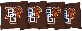Skip's Garage Bowling Green State University Falcons Brown Cornhole Bags
