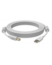 Vision USB 2.0 2m 2 m A B Männlich/Männlich Weiß PVC 28+24AWG 480Mbit/s (TC 2MUSB)