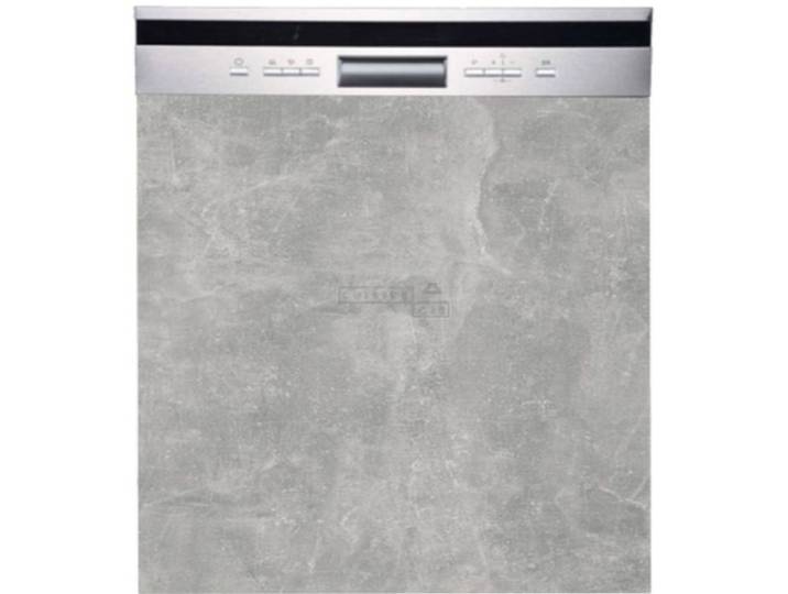 Façade pour lave-vaisselle semi intégrable Bellissi Beton Naturel L 60 cm - Cuisineandcie