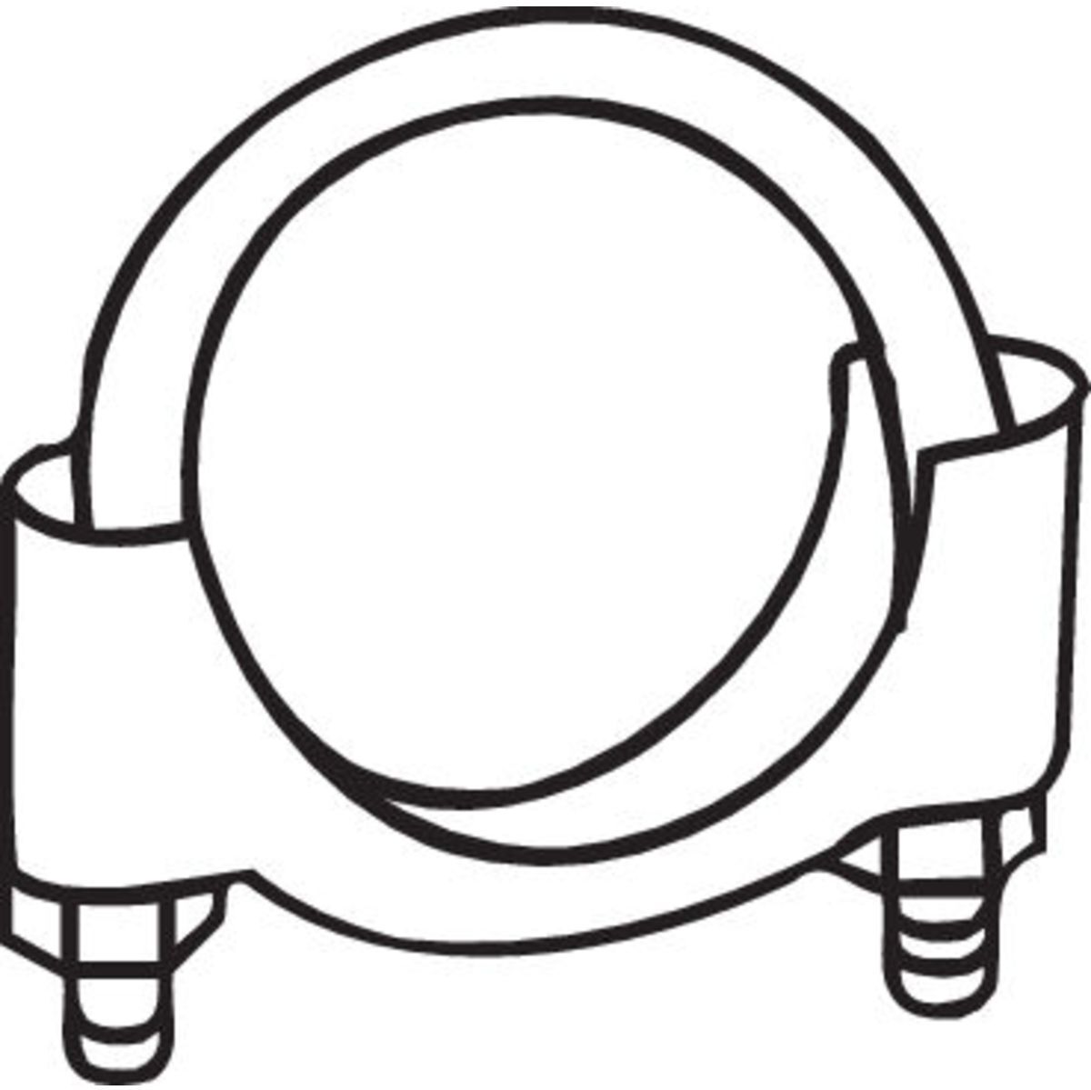 Klemmstück, Abgasanlage BOSAL 250-070