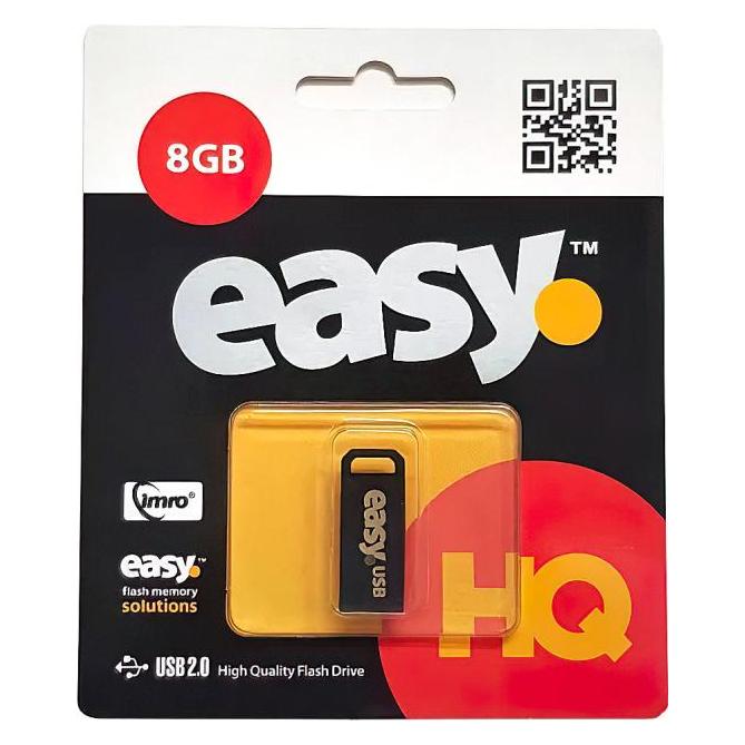 IMRO USB-Stick EASY / 8 GB (8 GB, USB 2.0, schwarz) (8 GB, USB-A) (EASY/8GB)