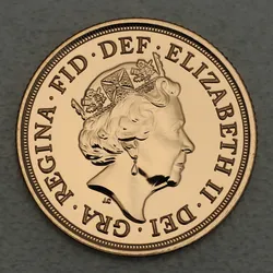 Goldmünze 1 Sovereign "Elizabeth II." 2015-2022 (Großbritannien)