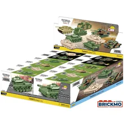 Cobi Historical Collection World War II 3109 CDU Tanks Scale 1/72 Display (Art.-Nr.3095/3097/3099 je