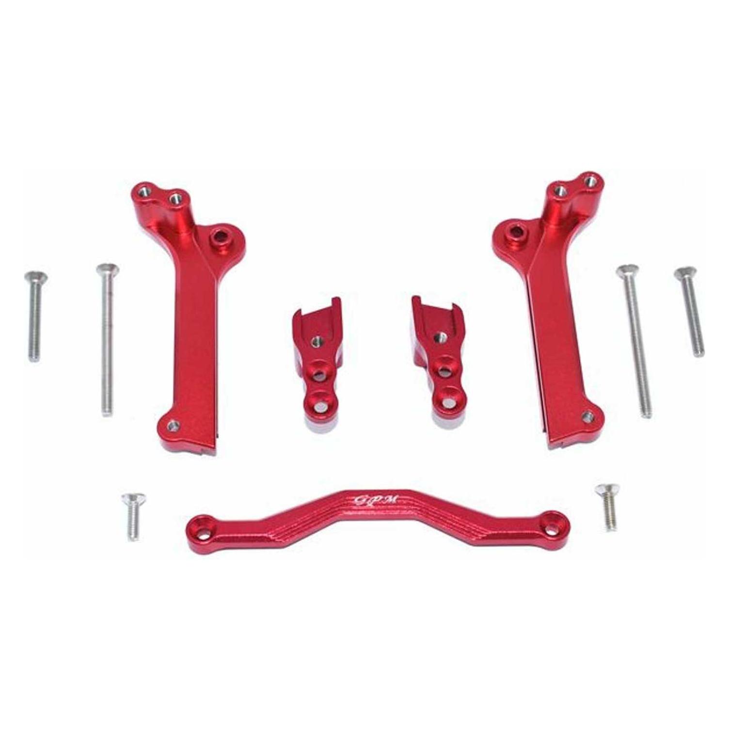 GPM Aluminium Stossdämpferbefestigung vorn rot TRX MAXX (GPMTXMS028R)