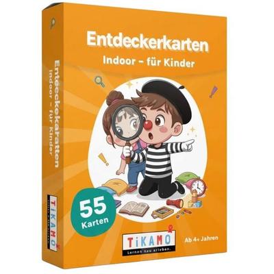 Entdeckerkarten für Kinder Indoor