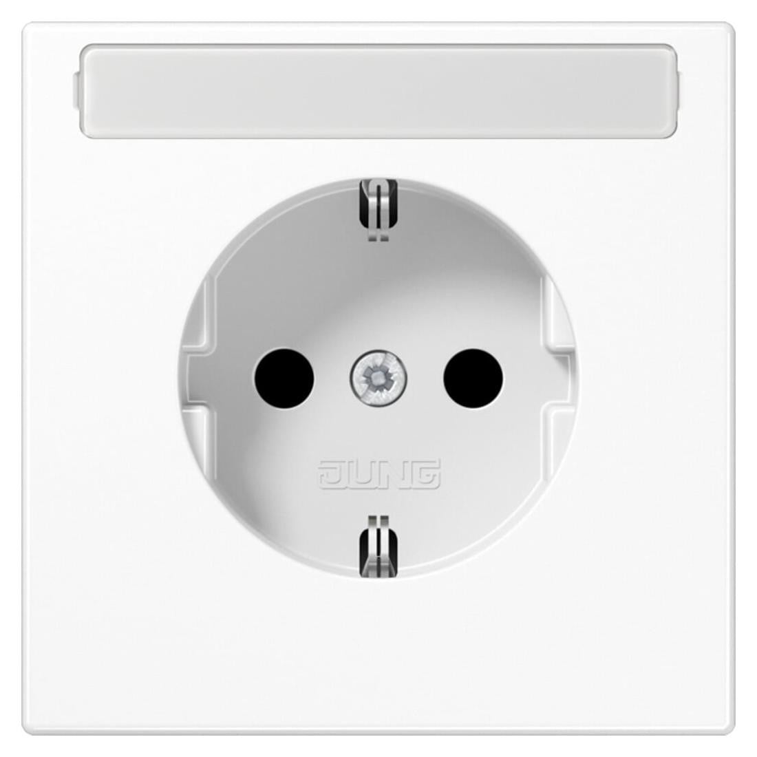Jung Schuko stopcontact LS1520NAWW met aarding, serie LS, alpinwit
