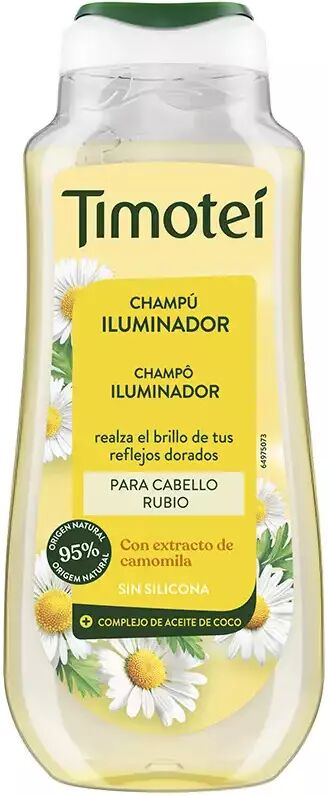 Timotei Shampoo with Chamomile Extract Enhances Shine for Blonde