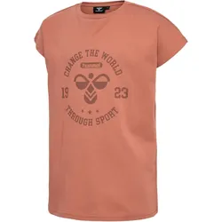 hummel hmlMALIN T-Shirt Mädchen 8073 - chutney 134