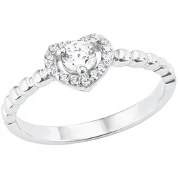 Tchibo - Amor Ring mit Herz-Symbol - Damen - Gr. 17 - silber
