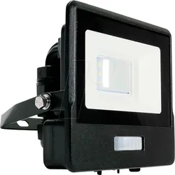 VT-20257 - LED-Flutlicht, 10 W, 735 lm, 4000 K, Sensor, schwarz