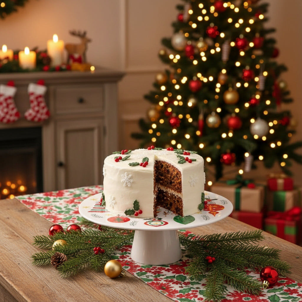 Dexam Ceramic Cake Stand - Baubles