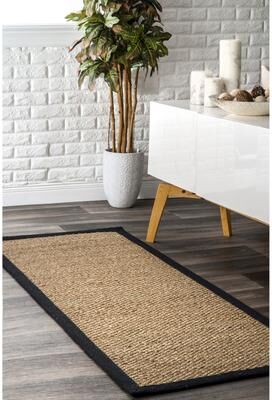Nuloom Kiana Casual Seagrass Bordered Area Rug