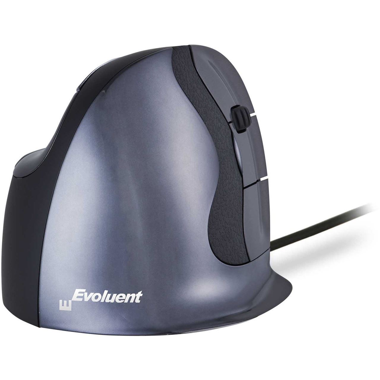 BakkerElkhuizen Evoluent D Vertikale Maus USB grau/schwarz (kabelgebunden)