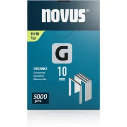 novus Tackerklammern Flachdraht 11/10