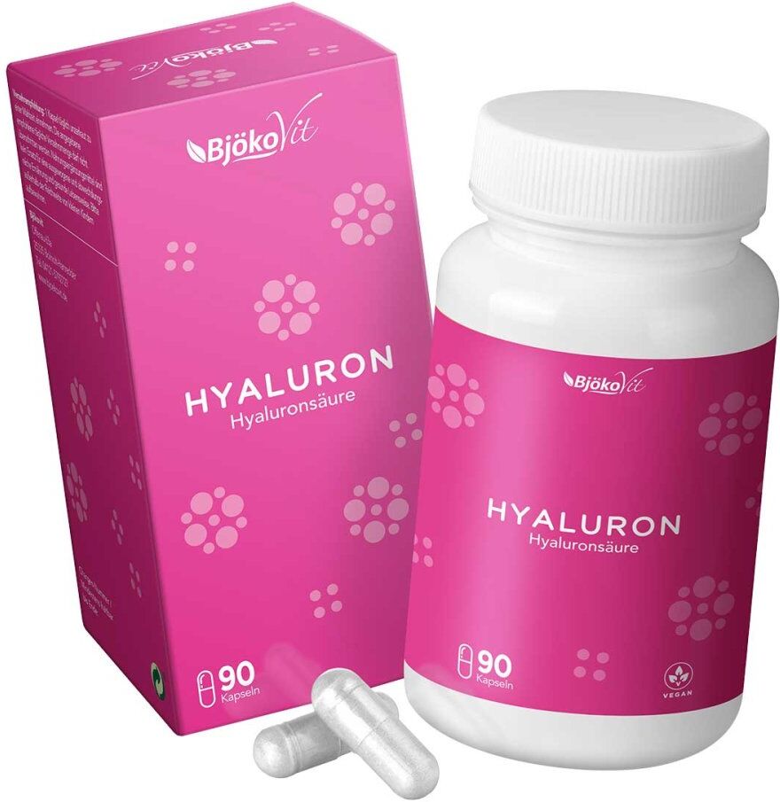 BjökoVit Hyaluronsäure 500 Mg Vegan Kapseln 90stk