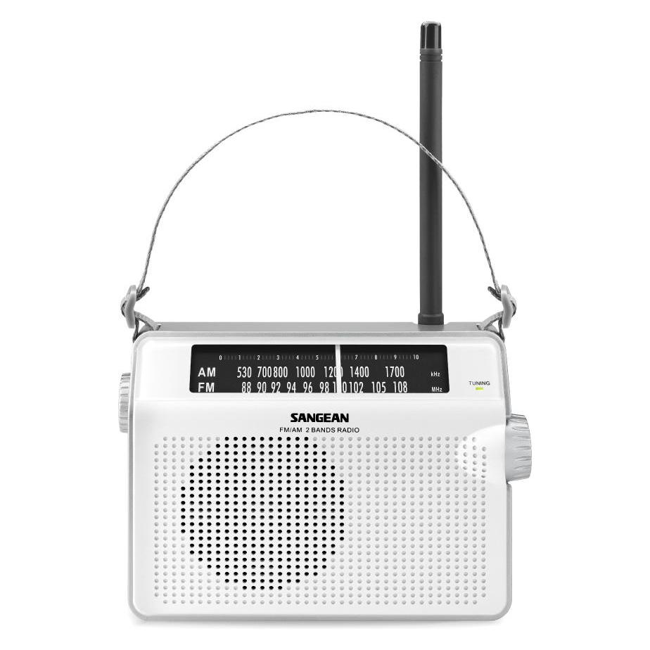 Sangean Portabler Designradio FM/MW (AM, FM, MW) (PR-D6 weiss)
