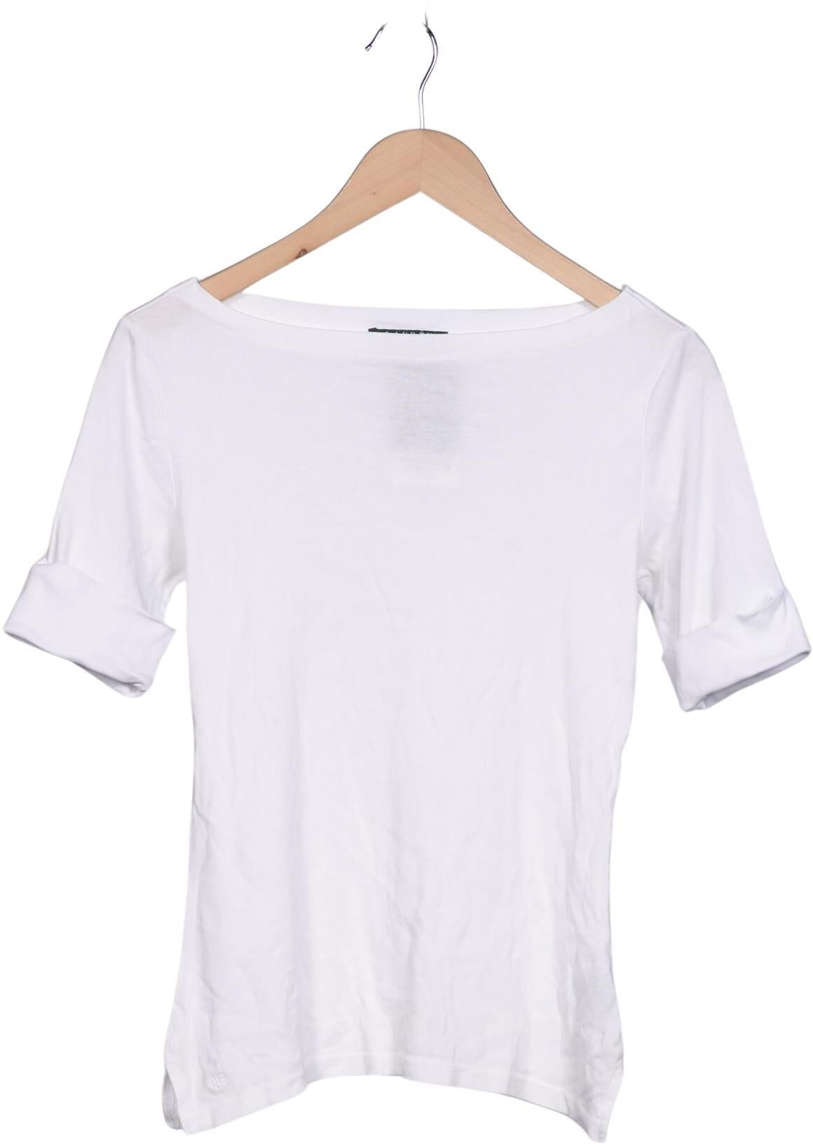 Lauren Ralph Lauren Damen T-Shirt, Weiß, Gr. M, Baumwolle - Second Hand