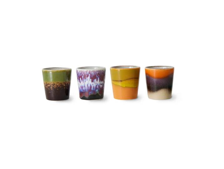 HKliving 70 s eierdopje 4-pack Island'