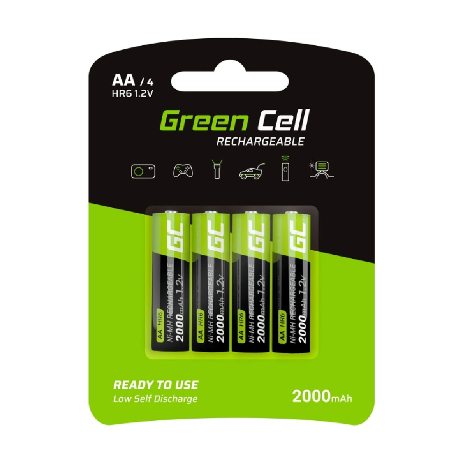 Green Cell GR02 Oplaadbare AA Batterij Nickel-Metal Hydride (NiMH)