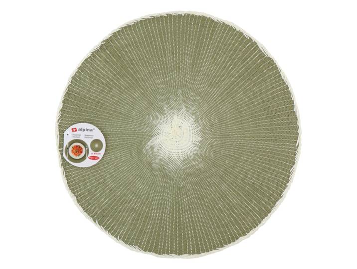 Alpina Set de table en fil de papier vert - Ø 39 cm
