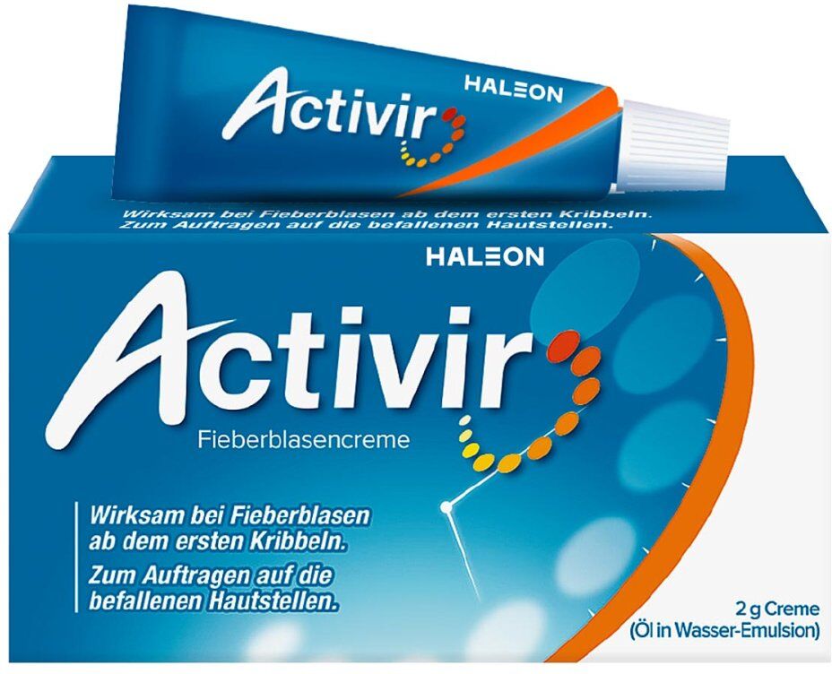 Activir Fieberblasencreme bei Lippenherpes 2g
