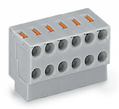 WAGO Buchsengehäuse-Kabel 252 Polzahl Gesamt 6 Rastermaß: 3.50mm 252-106 200St.