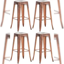 CLP 4er Set Barhocker Joshua kupfer