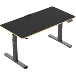 Ultradesk Pulsar, Gaming Tisch, Schwarz