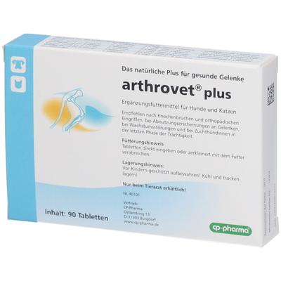 CP arthrovet plus Erg.Futterm.Tabl.f.Hunde/Katzen 90 St Tabletten