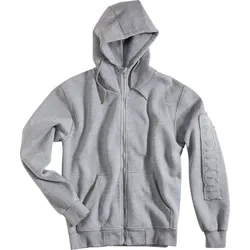 Rokker Logo, Kapuzenjacke Unisex - Hellgrau - XXS