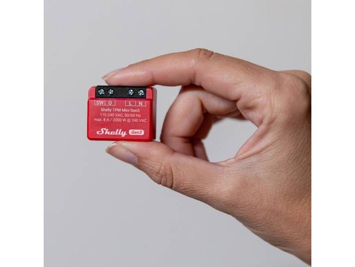 Shelly 1Pm Mini Gen3 Wifi/Bluetooth-Controller